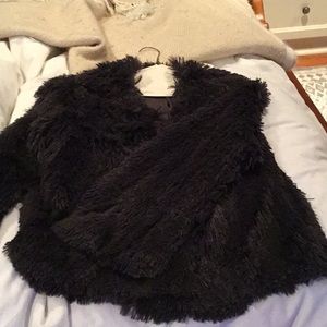 Faux fur jacket